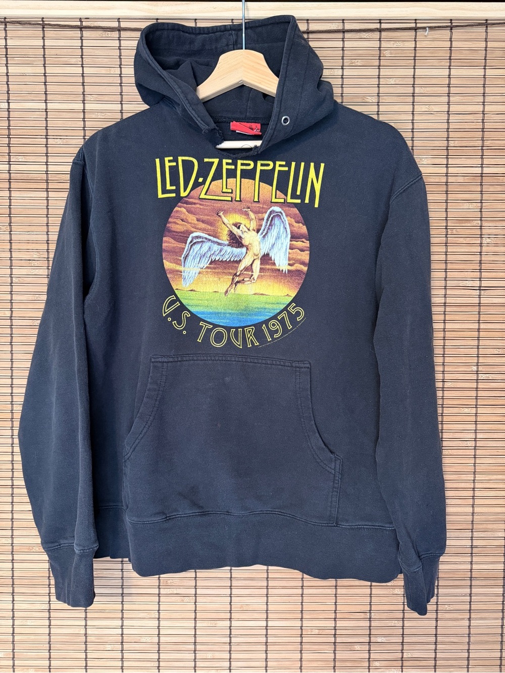 Bravado Black Led Zeppelin U.S. Tour 1975 Hoodie